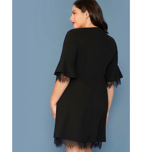 Lace Trim Dress - Picture 2 of 5